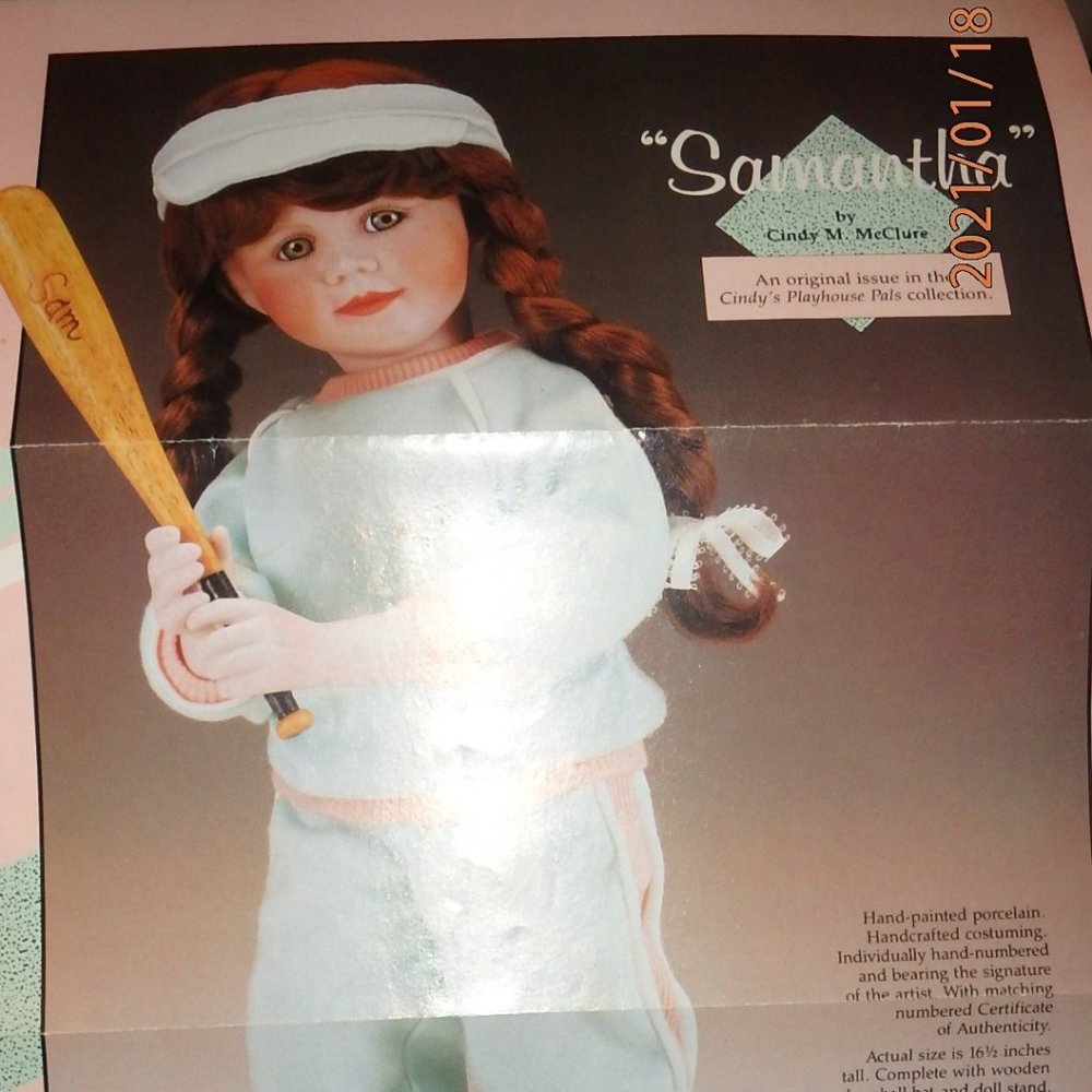 Samantha by Cindy M McClure 1990 Ashton Drake
